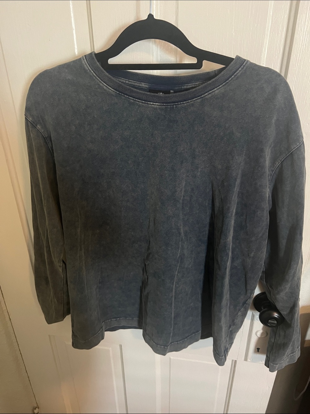The Upside Washed Charcoal Long-Sleeve Sweatshirt